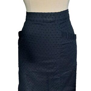 American Eagle Outfitters Black Swiss Dot Mini Skirt | Cotton | 8